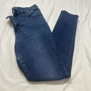 Universal Thread Womens High Rise Skinny Jeans Size 12 31R Blue Stretch Denim